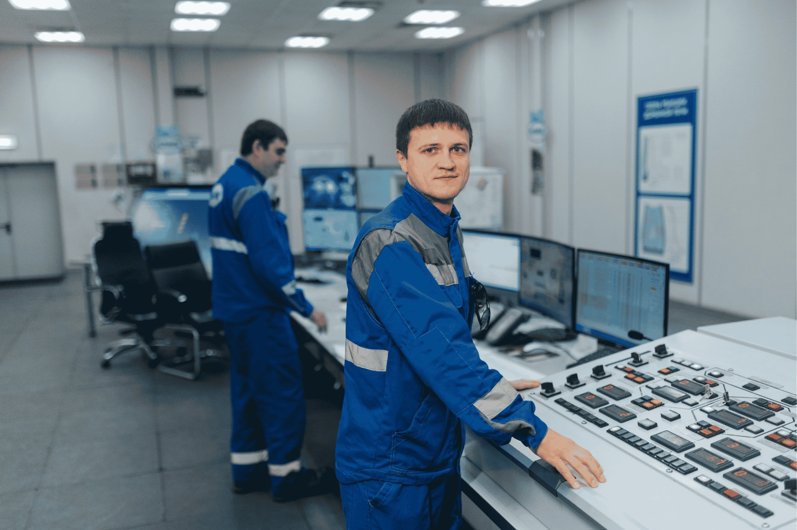 back indsutrial control room